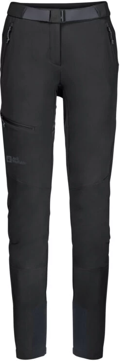 Jack Wolfskin Ziegspitz Pants Women, Zwart