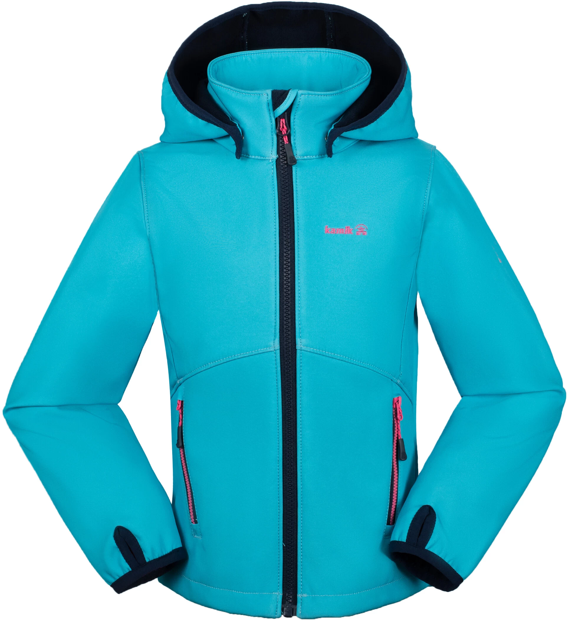 Kamik Faye Softshell Jas Meisjes, Blauw 3 Kamik Faye Softshell Jas Meisjes, Blauw