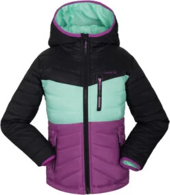 Kamik Harley Jacket Girls, Zwart/violet