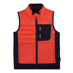 Kamik Hollis Hybrid Softshell Vest Boys, Oranje/blauw