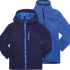 Kamik Indiana Dubbele Jas Jongens, Blauw -Sport- En Outdoorkleding kamik indiana double jacket boys navy sea marine mer 1