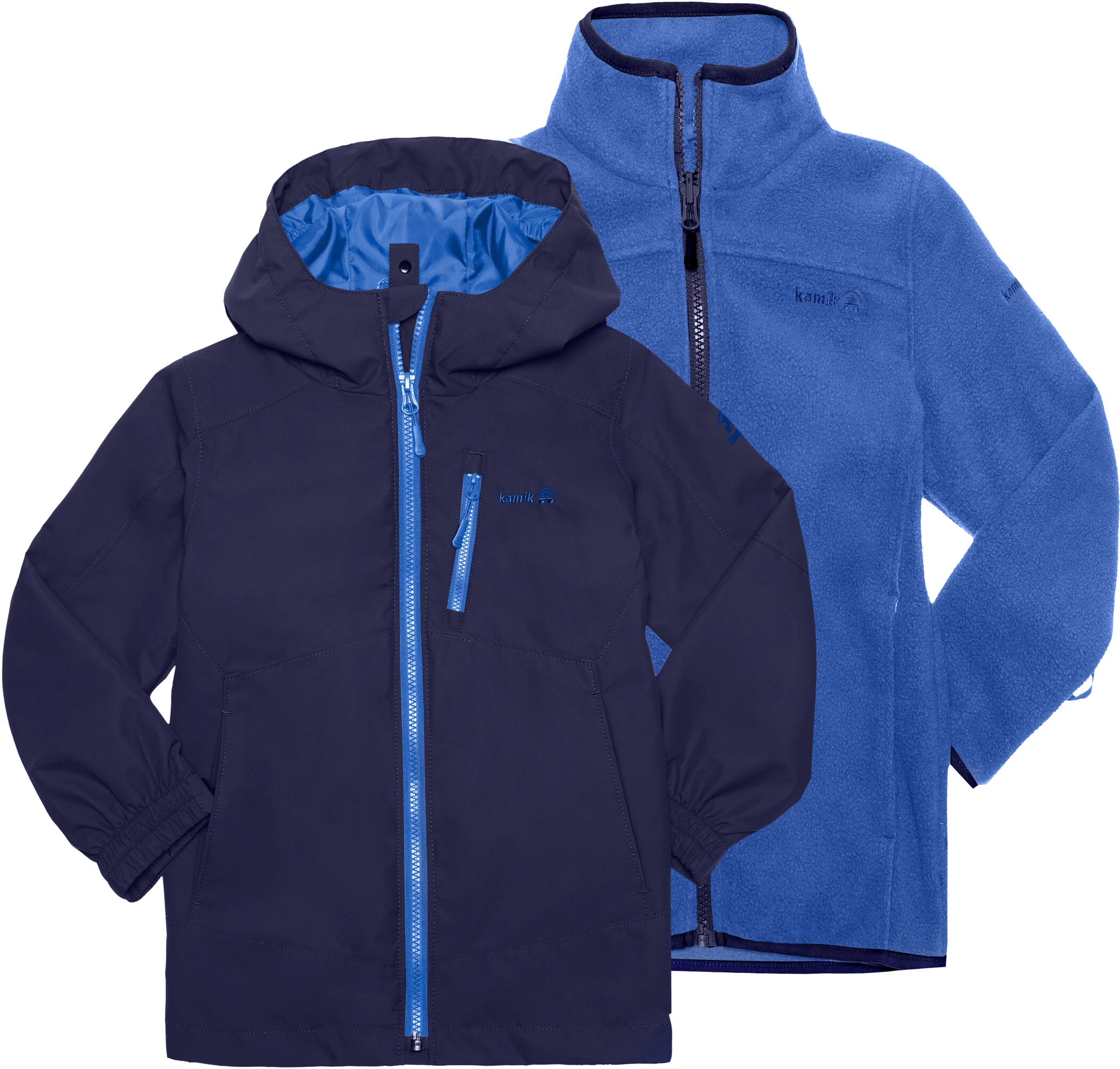 Kamik Indiana Dubbele Jas Jongens, Blauw 3 Kamik Indiana Dubbele Jas Jongens, Blauw