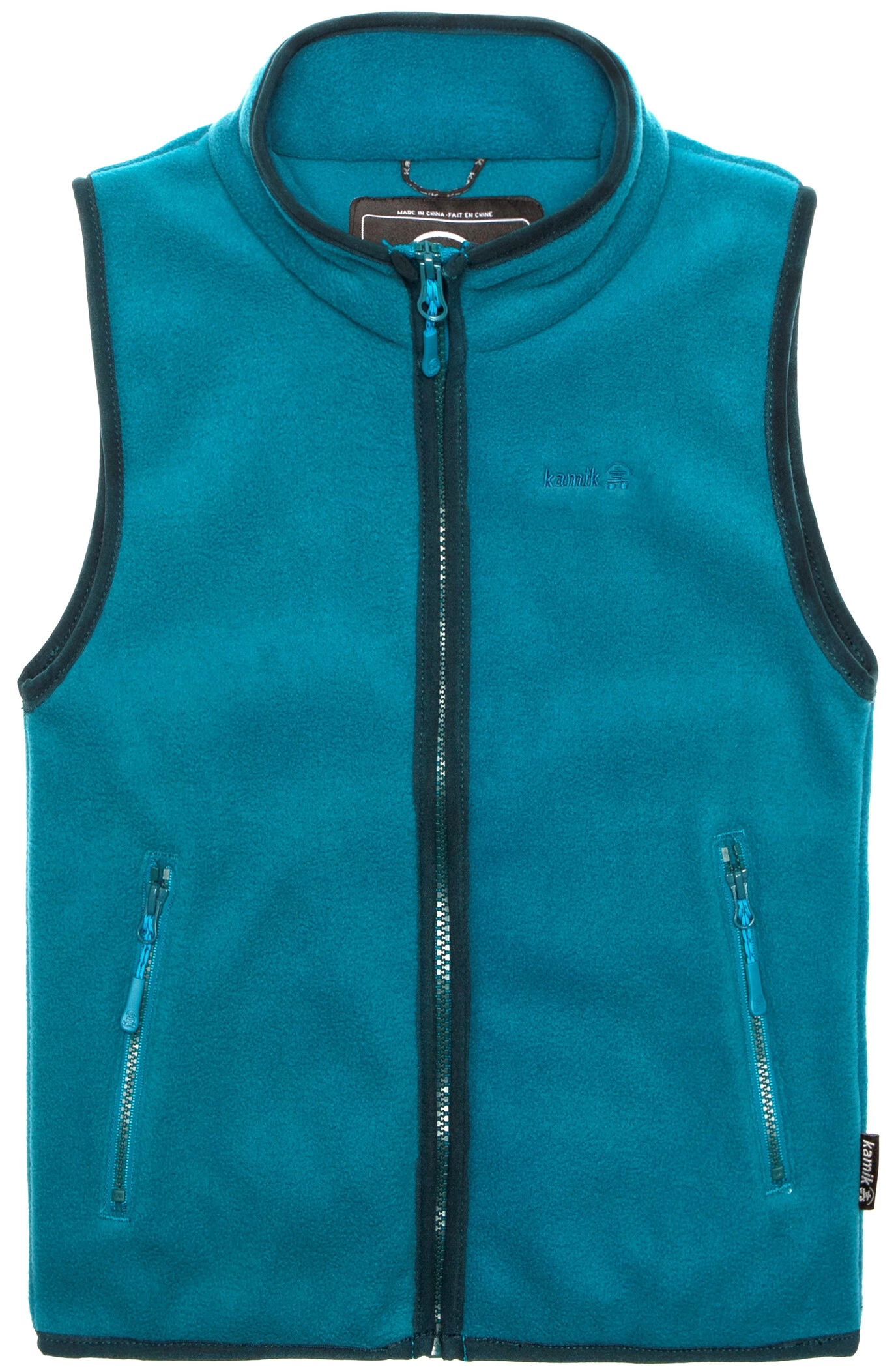 Kamik Phoenix Polarfleece Vest Boys, Petrol 3 Kamik Phoenix Polarfleece Vest Boys, Petrol