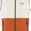 Kari Traa Ane Fleece Vest Dames, Wit/oranje -Sport- En Outdoorkleding kari traa ane fleece vest women cotta 1