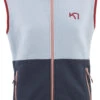 Kari Traa Ane Fleece Vest Dames, Blauw -Sport- En Outdoorkleding kari traa ane fleece vest women misty 1
