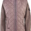 Kari Traa Martine Hybride Jas Dames, Roze -Sport- En Outdoorkleding kari traa martine hybrid jacket women taupe 1