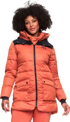 Kari Traa Rong Parka Dames, Oranje