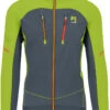 Karpos Alagna Evo Jas Heren, Grijs/groen 1 Karpos Alagna Evo Jas Heren, Grijs/groen -Sport- En Outdoorkleding karpos alagna evo jacket men dark slate lime green 1