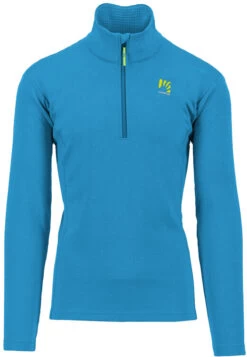 Karpos Pizzocco Top Met Halve Rits Heren, Blauw