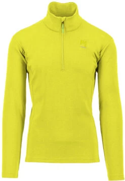 Karpos Pizzocco Top Met Halve Rits Heren, Geel