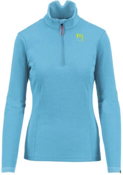 Karpos Pizzocco Top Met Halve Rits Dames, Blauw