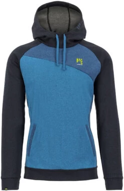 Karpos Pramper Fleece Hoodie Heren, Blauw/zwart