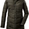 Killtec KOW 150 Gewatteerde Parka Dames, Olijf -Sport- En Outdoorkleding killtec kow 150 quilted parka women dark olive 1