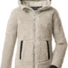 Killtec KOW 184 Jas Meisjes, Beige -Sport- En Outdoorkleding killtec kow 184 jacket girls light beige 1