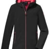 Killtec KOW 194 Softshell Jas Meisjes, Zwart -Sport- En Outdoorkleding killtec kow 194 softshell jacket girls black 1