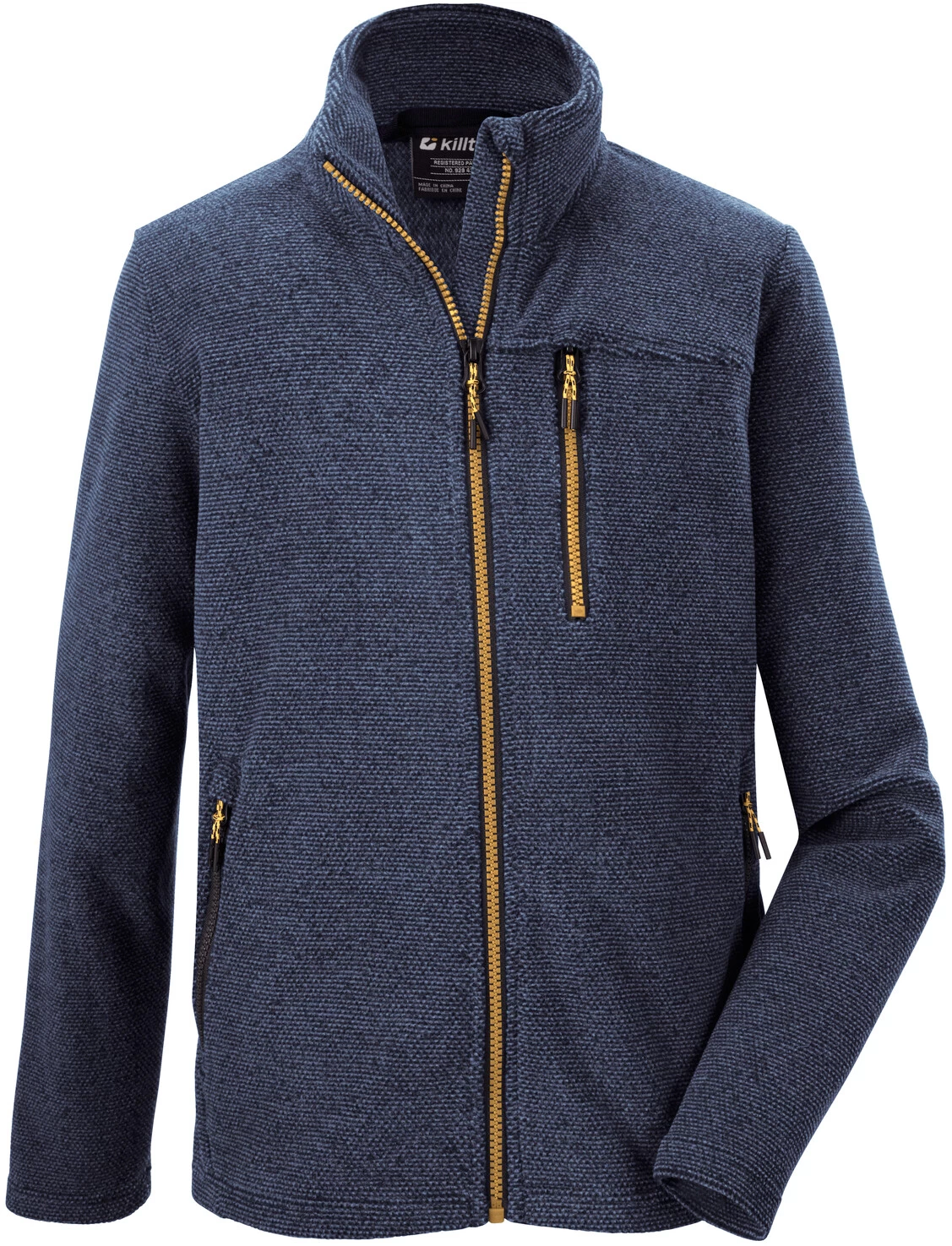 Killtec KOW 201 Gebreide Fleece Jas Jongens, Blauw 3 Killtec KOW 201 Gebreide Fleece Jas Jongens, Blauw