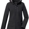 Killtec KOW 212 Softshell Jas Dames, Zwart -Sport- En Outdoorkleding killtec kow 212 softshell jacket women black 1