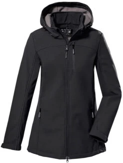 Killtec KOW 212 Softshell Jas Dames, Zwart