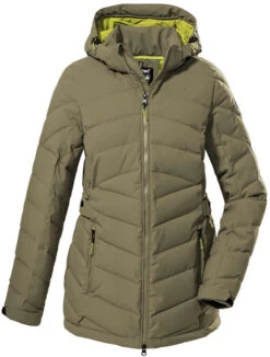 Killtec KOW 61 Gewatteerde Jas Dames, Olijf