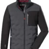 Killtec KOW 86 Jas Heren, Grijs/zwart -Sport- En Outdoorkleding killtec kow 86 jacket men dark anthracite black 1