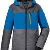 Killtec KSW 181 Ski Jas Jongens, Grijs/blauw -Sport- En Outdoorkleding killtec ksw 181 ski jacket boys anthracite 1