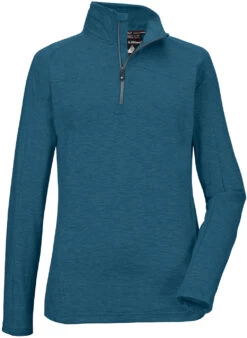 Killtec KSW 3 LS Shirt Dames, Blauw