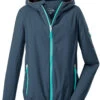Killtec Trin Softshell Jas Dames, Blauw -Sport- En Outdoorkleding killtec trin softshell jacket women dark navy 1