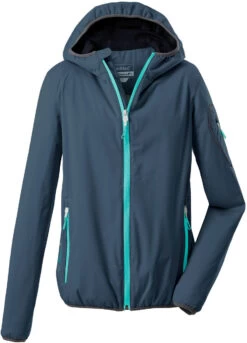 Killtec Trin Softshell Jas Dames, Blauw