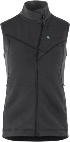Klättermusen Njorun Bodywarmer Dames, Grijs/zwart