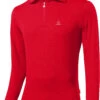 Löffler Evo Turtle Transtex Midlayer Heren, Rood -Sport- En Outdoorkleding loeffler basic cf transtex zip sweater herren red 1