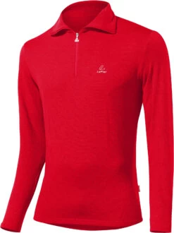 Löffler Evo Turtle Transtex Midlayer Heren, Rood