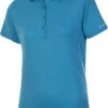 Löffler Tencel CF Polo Shirt Dames, Blauw -Sport- En Outdoorkleding loeffler tencel cf polo shirt women blue lake white 1
