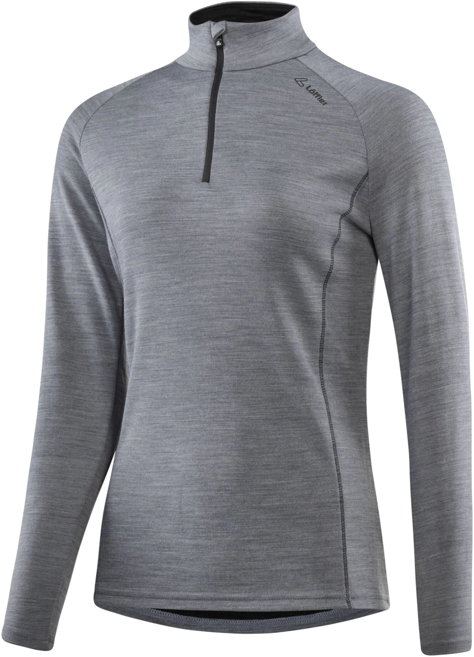 Löffler Transtex Merino Midlayer Dames, Grijs 3 Löffler Transtex Merino Midlayer Dames, Grijs