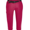 Maier Sports Inara Slim Korte Broek Dames, Roze -Sport- En Outdoorkleding maier sports inara slim 3 4 pants women persian red 1