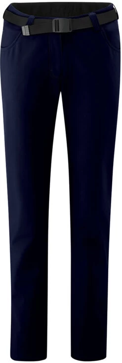 Maier Sports Perlit Softshell Broek Dames, Blauw