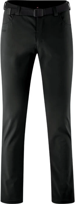 Maier Sports Perlit Softshell Broek Heren, Zwart