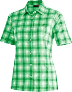Maier Sports Philina SS Shirt Dames, Groen