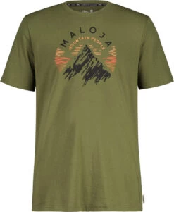 Maloja BellunoM. Traceable BioRe Tee Heren, Olijf