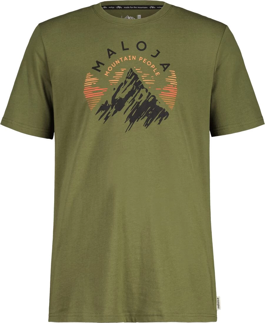 Maloja BellunoM. Traceable BioRe Tee Heren, Olijf 3 Maloja BellunoM. Traceable BioRe Tee Heren, Olijf