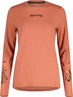 Maloja FavognaM. Traceable BioRe Shirt Met Lange Mouwen Dames, Roze