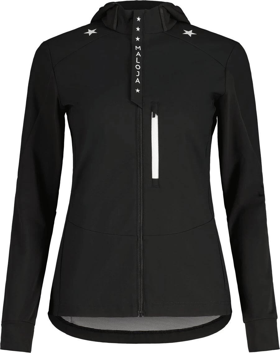 Maloja NeshaM. Nordic Hybride Softshell Jas Dames, Zwart 3 Maloja NeshaM. Nordic Hybride Softshell Jas Dames, Zwart