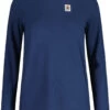 Maloja TavelaM. Biologische Hennep Longsleeve Dames, Blauw
