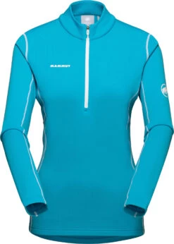 Mammut Aenergy ML Trui Met Halve Rits Dames, Blauw