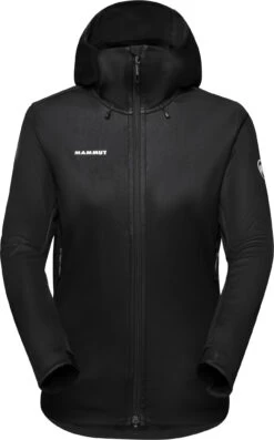 Mammut Ultimate VII SO Hooded Jacket Dames, Zwart
