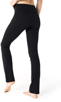 MANDALA Classic Rolldown Pants GOTS Women, Zwart