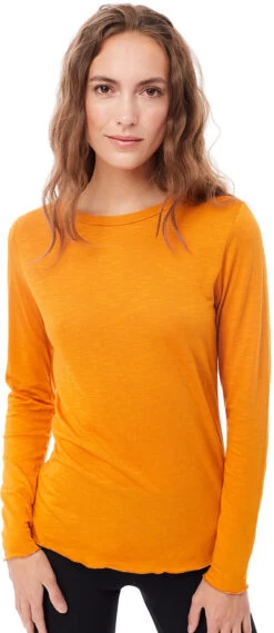 MANDALA French Shirt Dames, Oranje