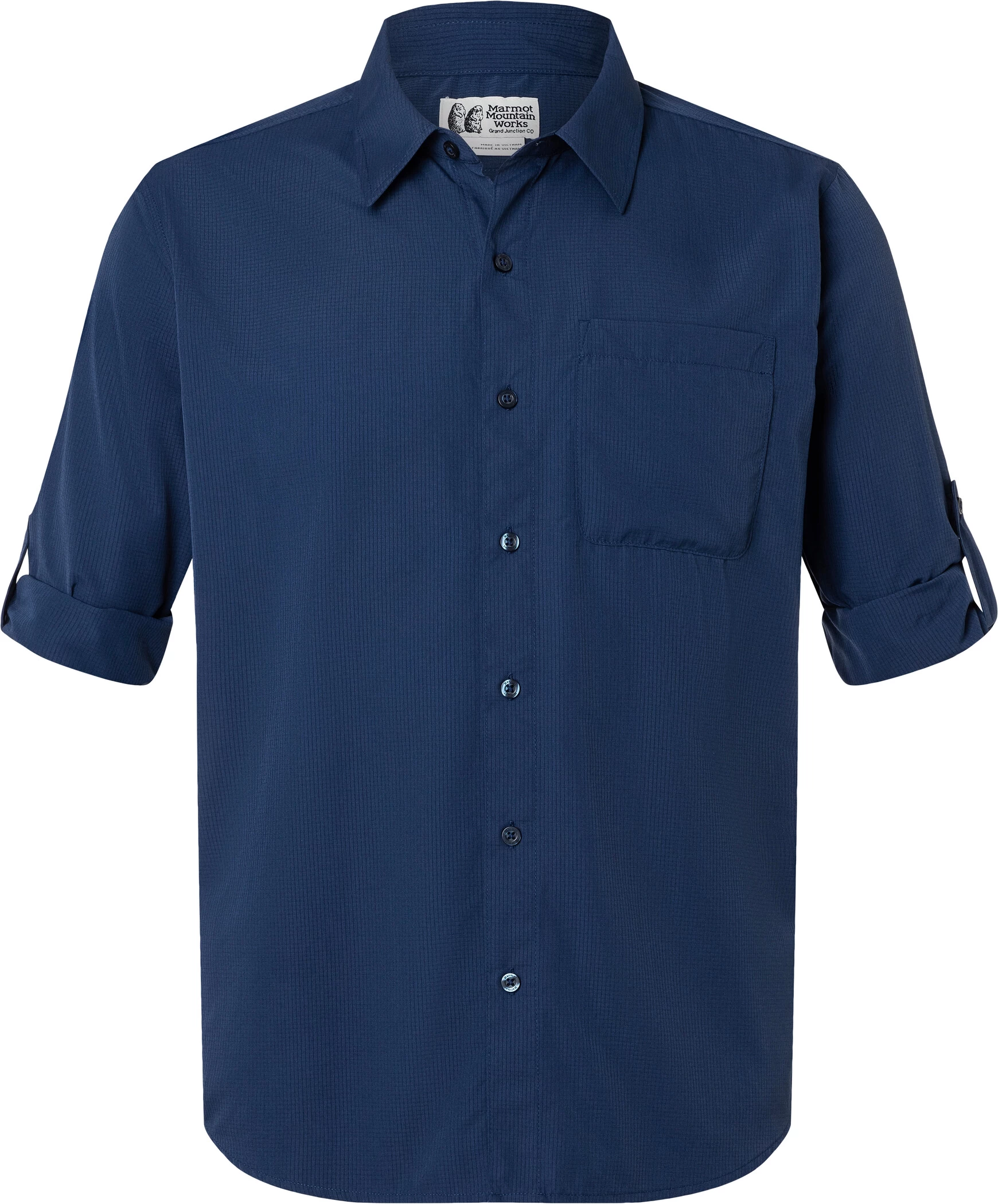 Marmot Aerobora LS Shirt Men, Blauw 3 Marmot Aerobora LS Shirt Men, Blauw