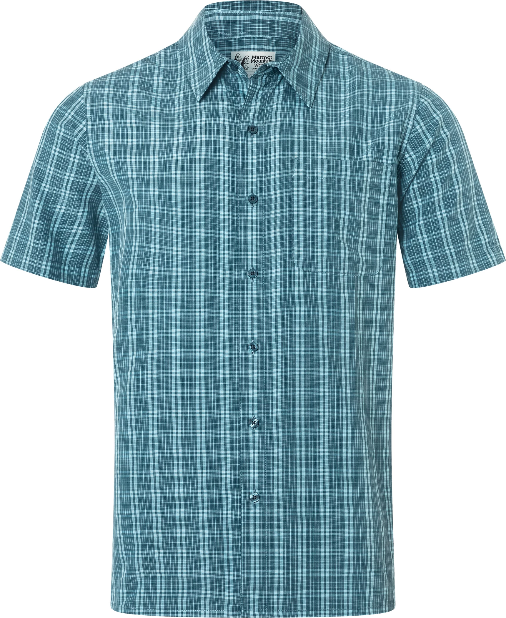 Marmot Eldridge Novelty Classic SS Shirt Men, Petrol 3 Marmot Eldridge Novelty Classic SS Shirt Men, Petrol
