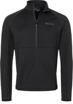 Marmot Leconte Fleece 1/2 Zip Men, Zwart