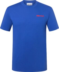 Marmot M Dot SS Shirt Men, Blauw